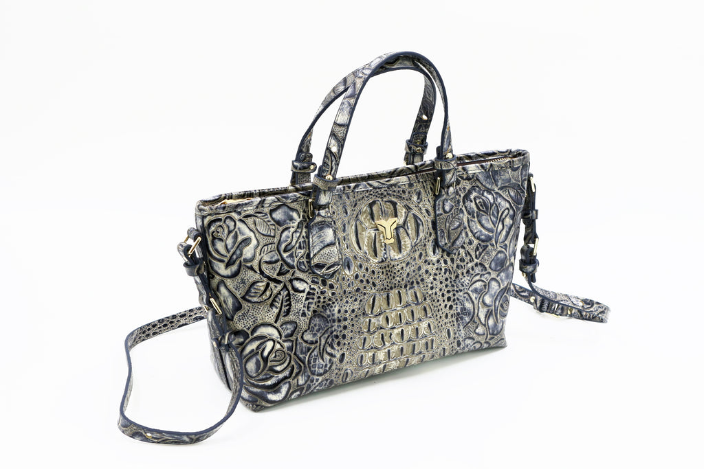 Petite Black and White Sundance Tote