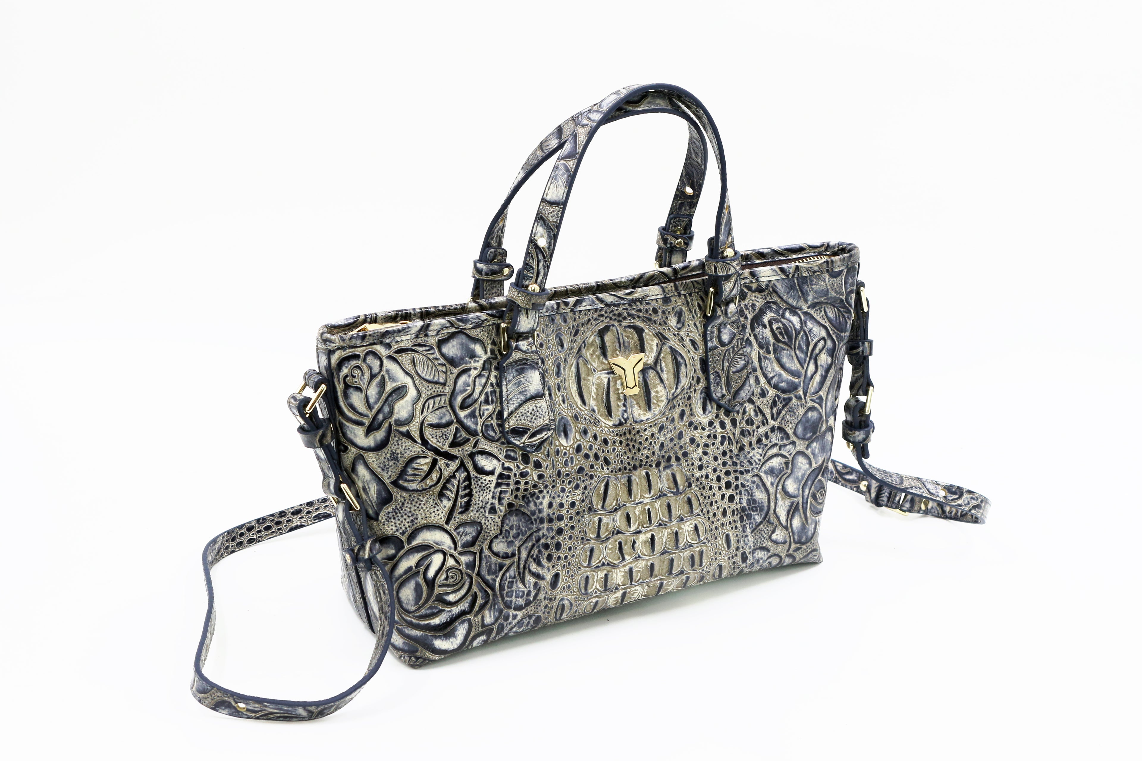 Petite Black and White Sundance Tote