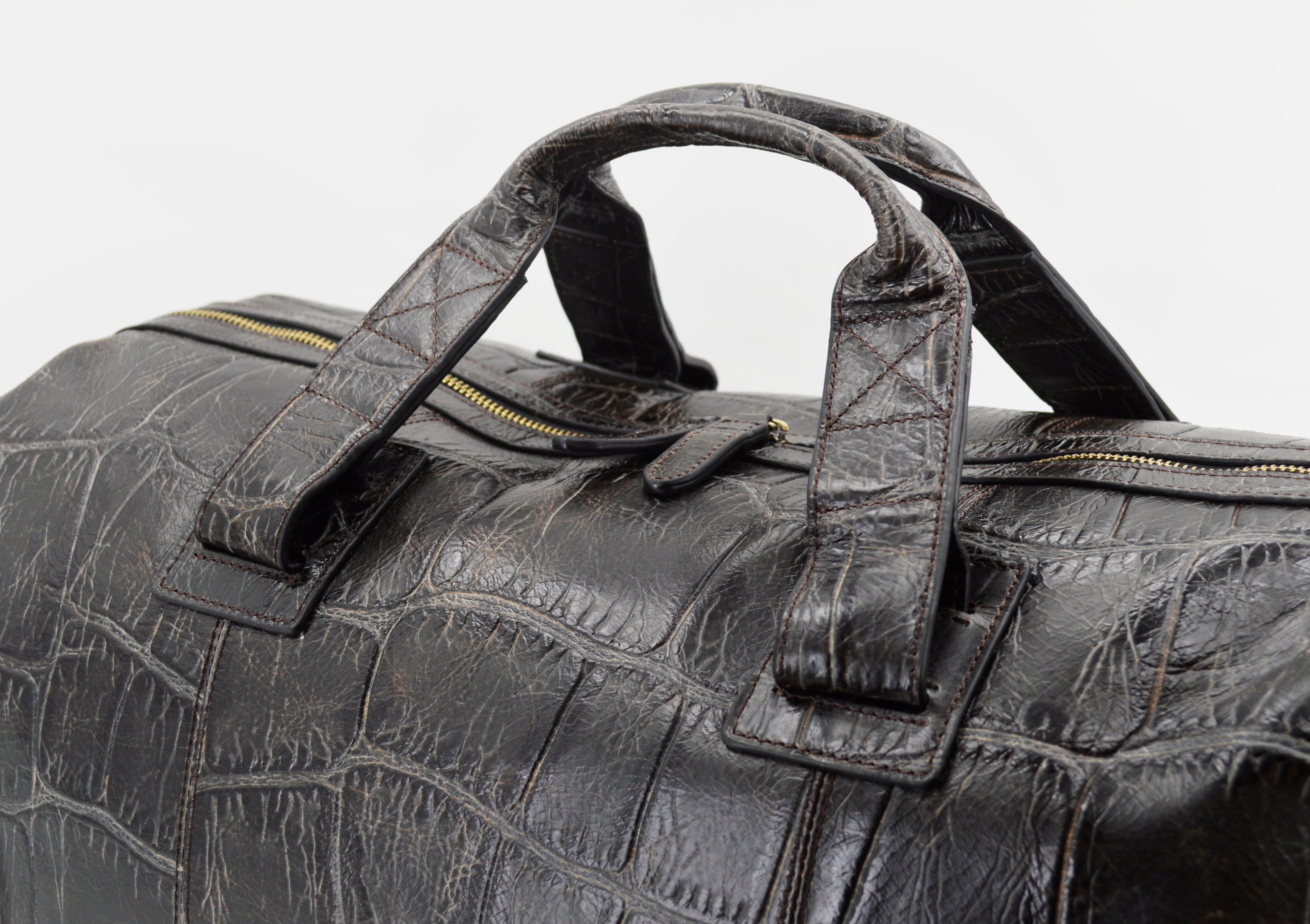 Jumbo Croc Duffle Bag