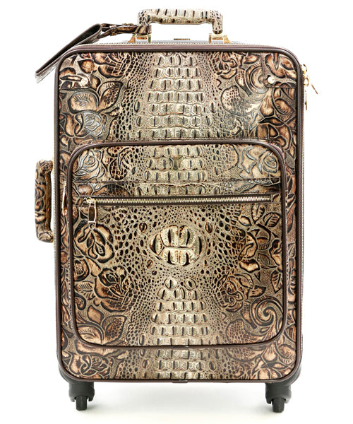 Sundance Carry-On Leather Suitcase