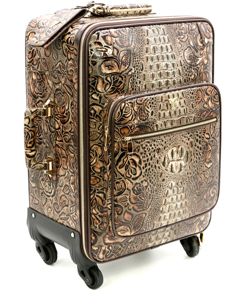 Sundance Carry-On Leather Suitcase