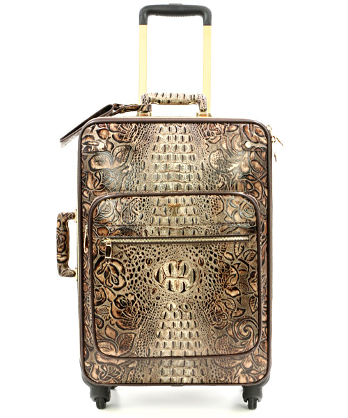 Sundance Carry-On Leather Suitcase