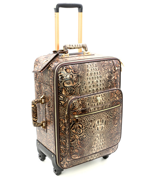 Sundance Carry-On Leather Suitcase