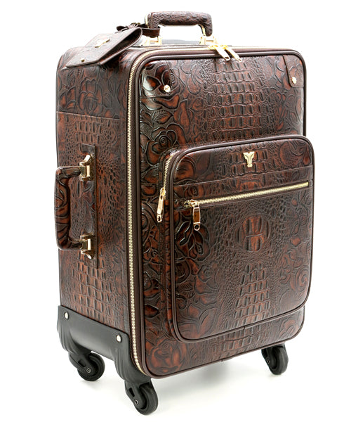 Sundance Carry-On Leather Suitcase