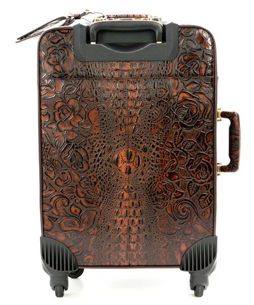 Sundance Carry-On Leather Suitcase